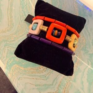 Colorful Beaded Bracelet Set